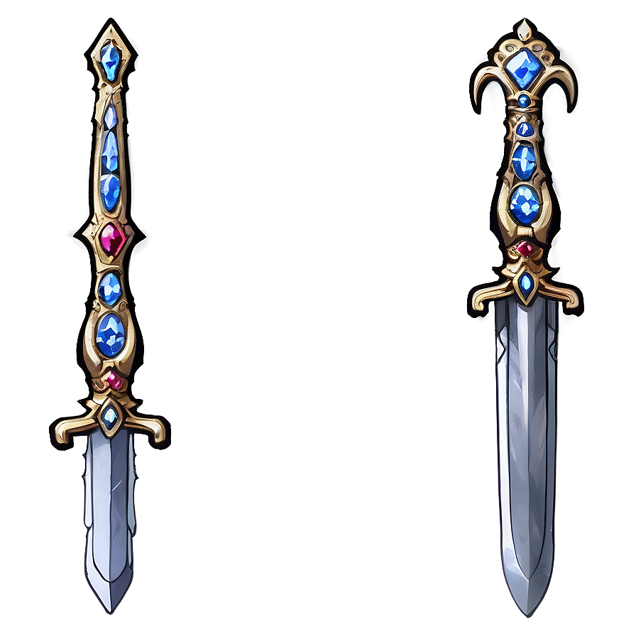 Antique Diamond Sword Png Kts8 PNG Image