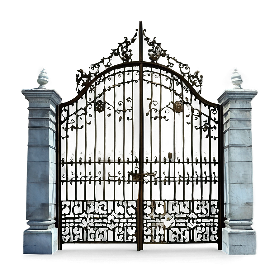 Antique Finish Gate Png Wcr PNG Image