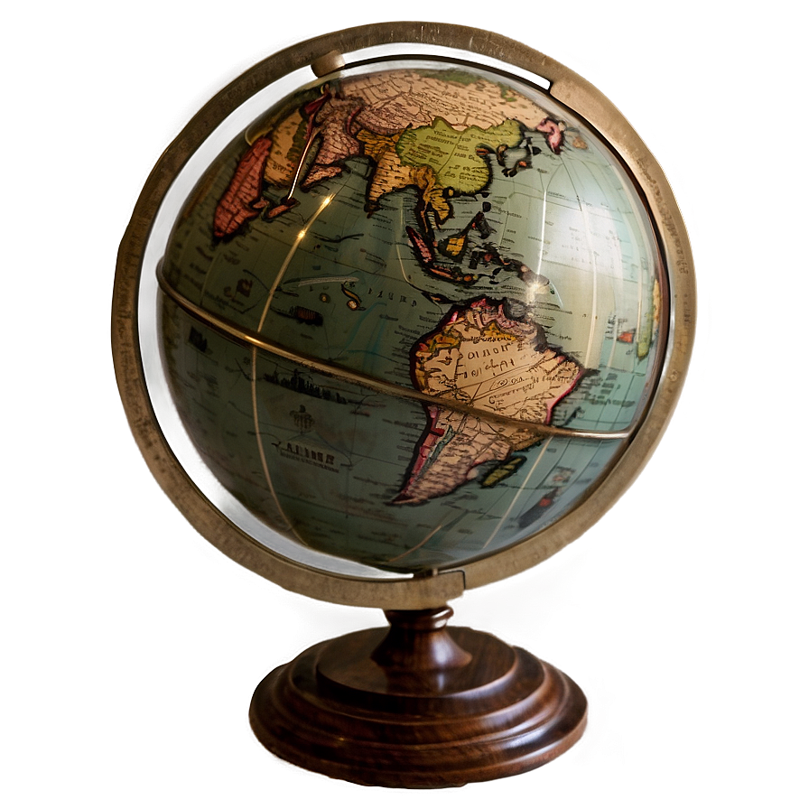 Antique Globe Picture Png 05042024 PNG Image