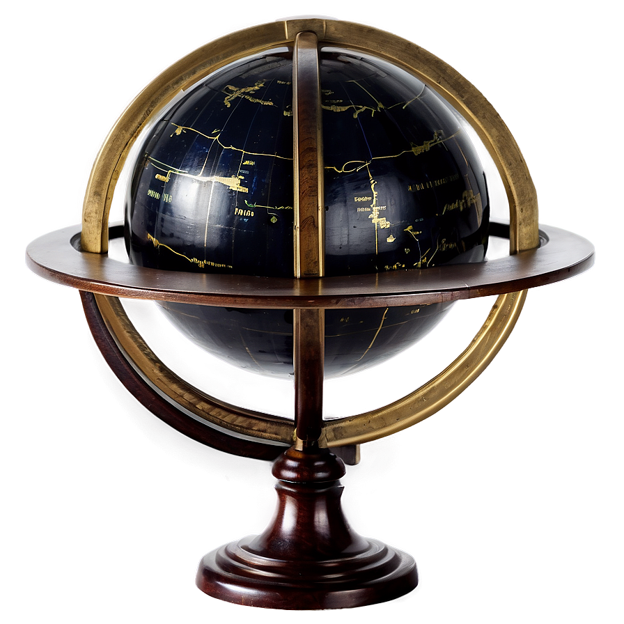 Antique Globe Picture Png Yjc PNG Image