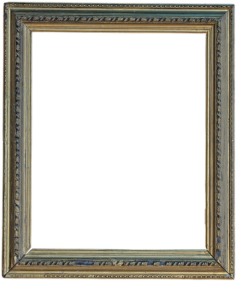 Antique Golden Ornate Frame PNG Image