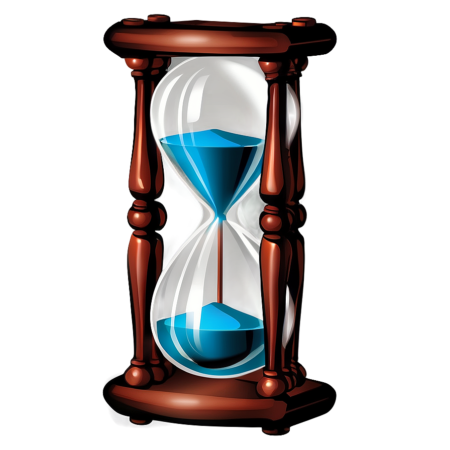 Antique Hourglass Illustration Png Fyk PNG Image