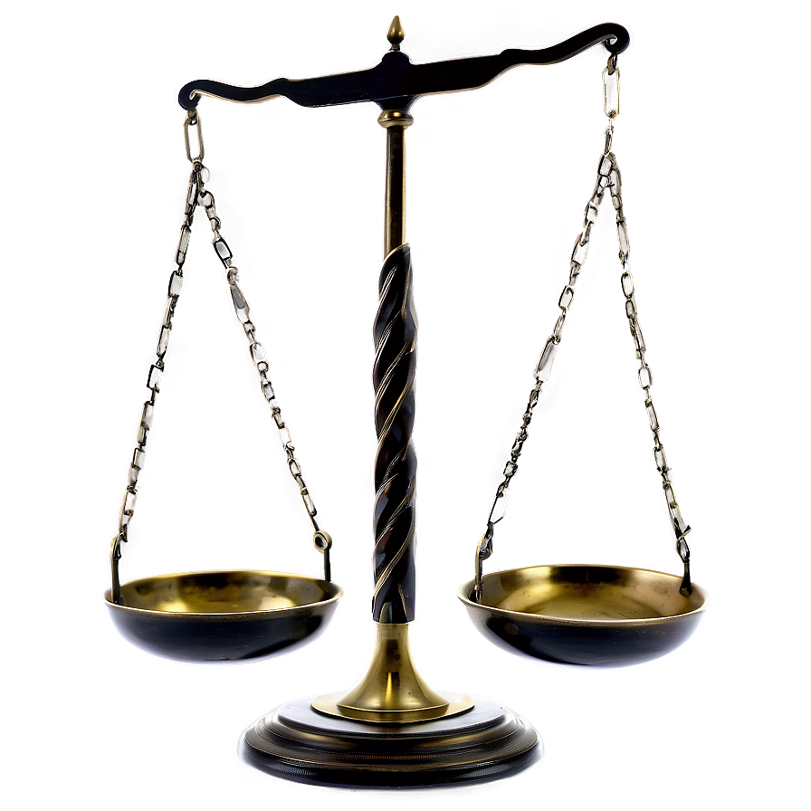 Antique Justice Scale Png Rww74 PNG Image