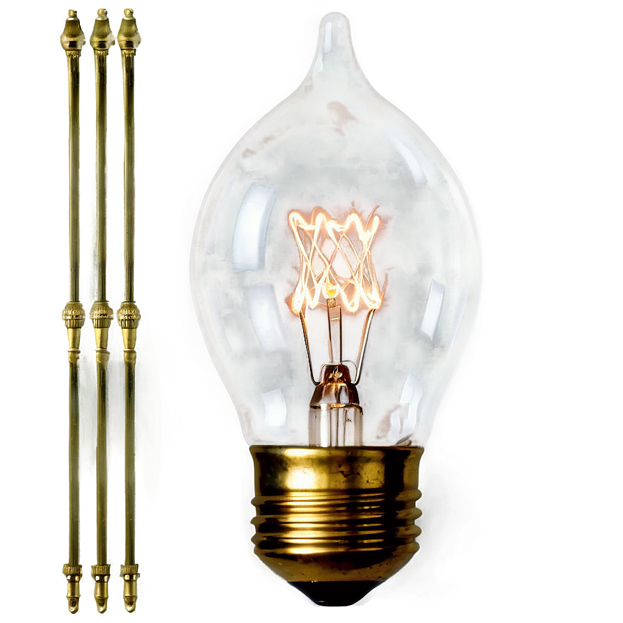 Antique Light Bulb Png Lmt68 PNG Image