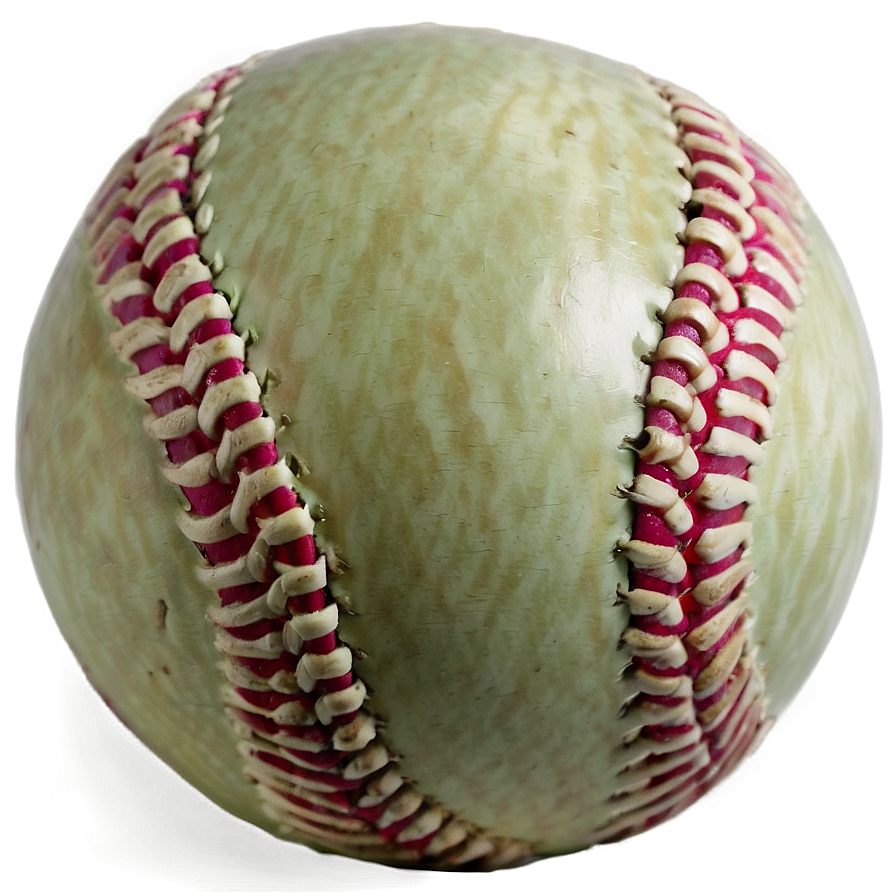 Antique Look Softball Png 06292024 PNG Image