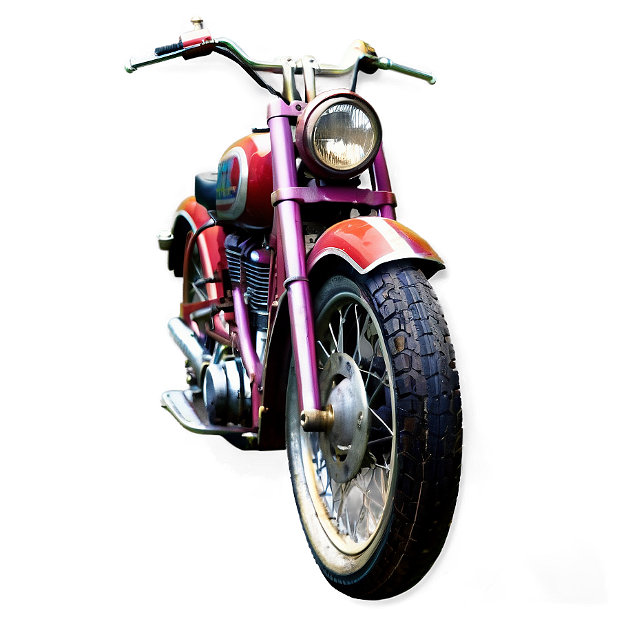 Antique Motorbike Png Duc PNG Image