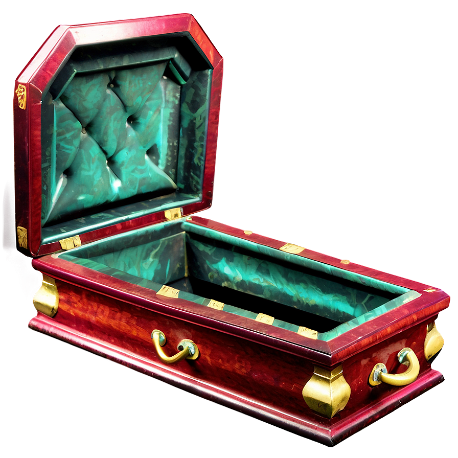 Antique Open Coffin Png Phh86 PNG Image