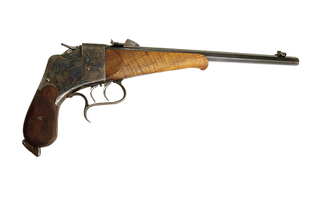 Antique Percussion Pistol PNG Image