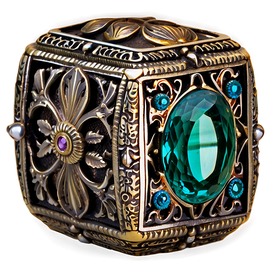 Antique Ring Box Png Xvv19 PNG Image