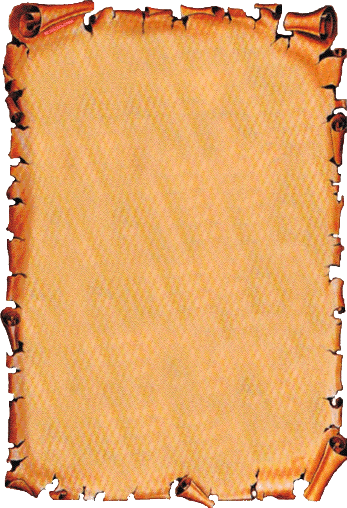 Antique Scroll Parchment Background PNG Image