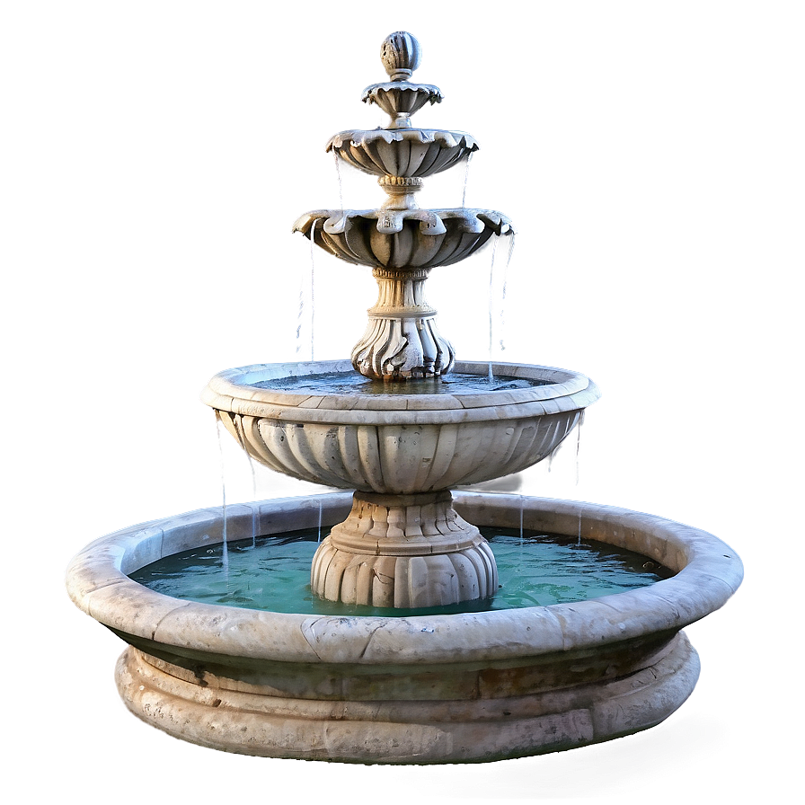 Antique Stone Fountain Png 46 PNG Image