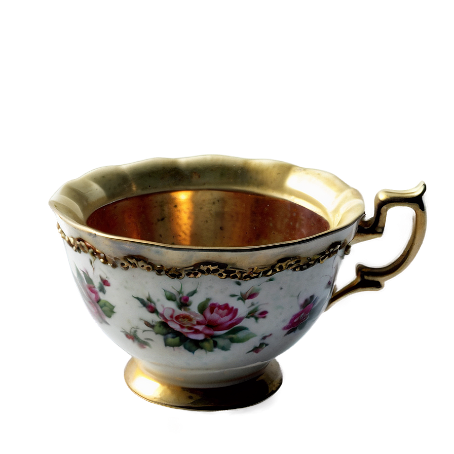 Antique Tea Cup Treasure Png 05252024 PNG Image