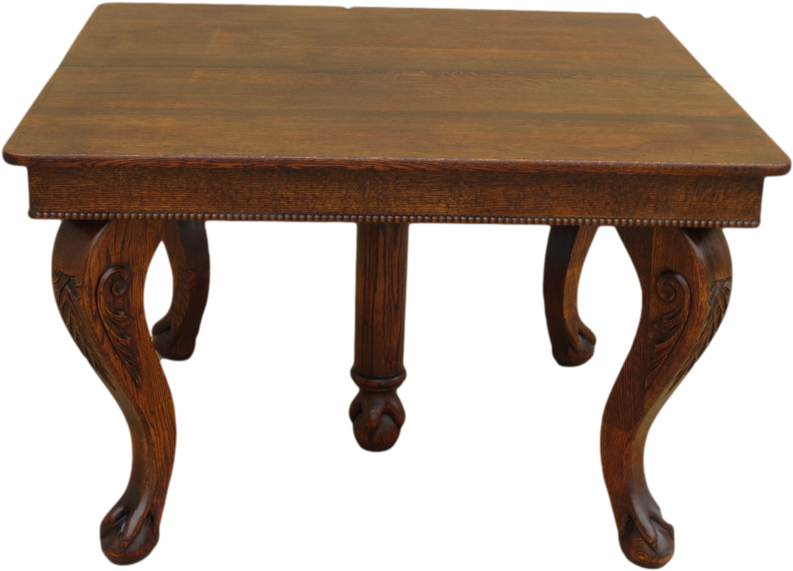 Antique Wooden Coffee Table PNG Image