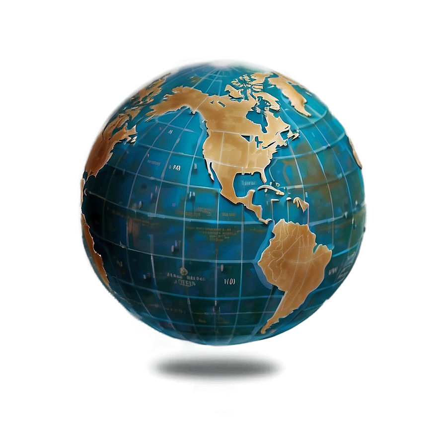 Antique World Globe Ball Png 05242024 PNG Image