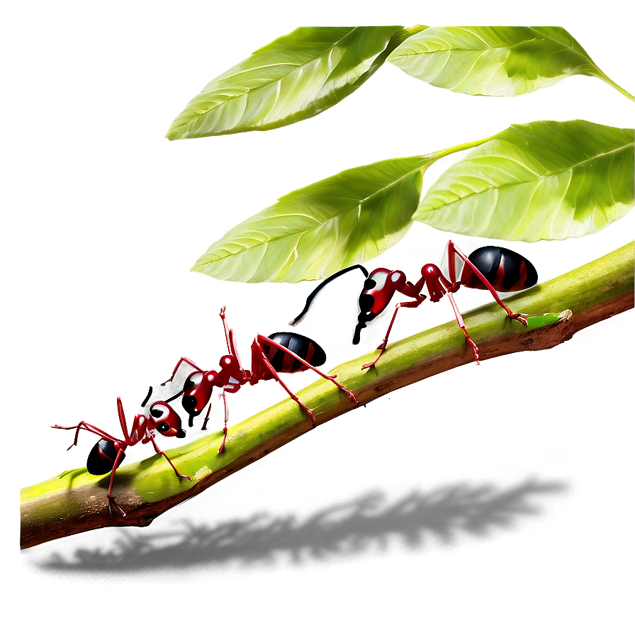 Ants Carrying Leaves Png 06122024 PNG Image