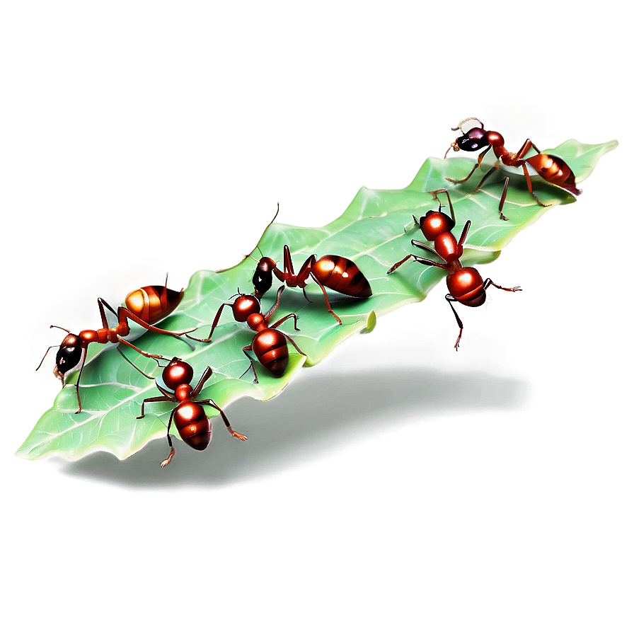 Ants Carrying Leaves Png Njp PNG Image