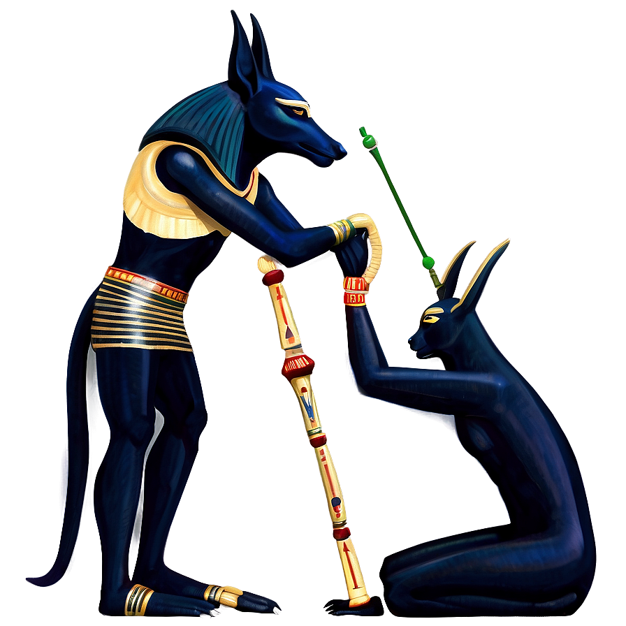 Anubis And Horus Png Xjk PNG Image