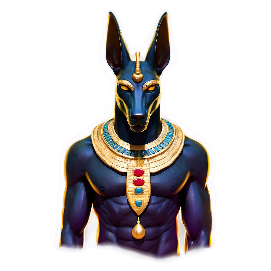 Anubis Illustration Png Oho PNG Image