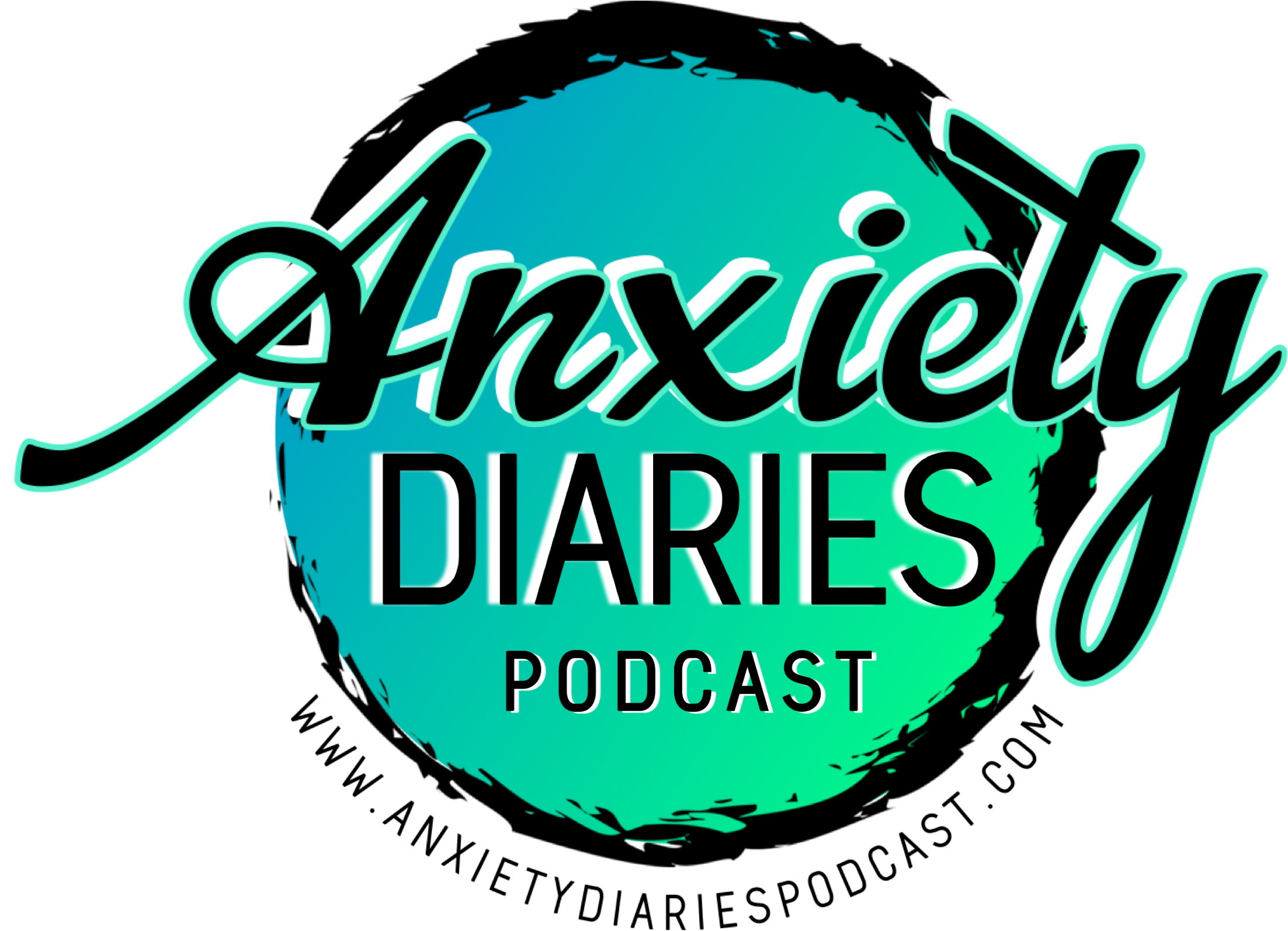 Anxiety Diaries Podcast Logo PNG Image