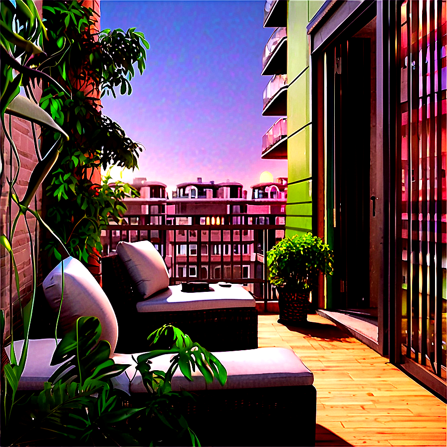 Apartment Balcony Room Png Pul80 PNG Image