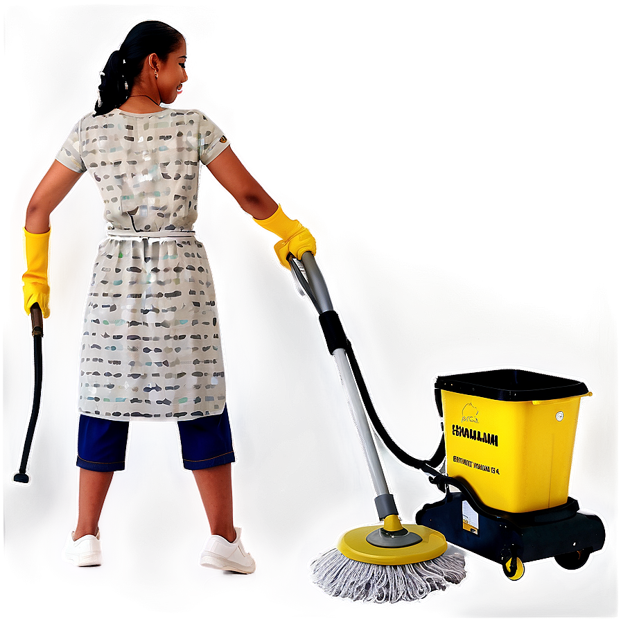 Apartment Cleaning Lady Png Ery PNG Image