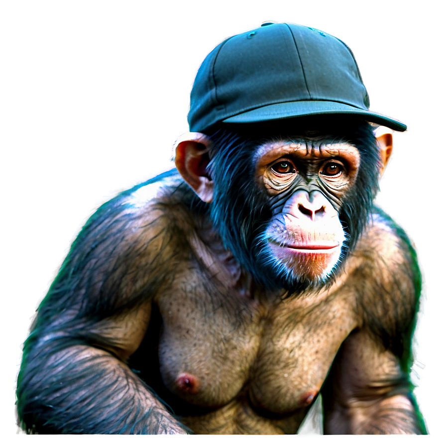 Ape In Hat Stylish Png Suw92 PNG Image