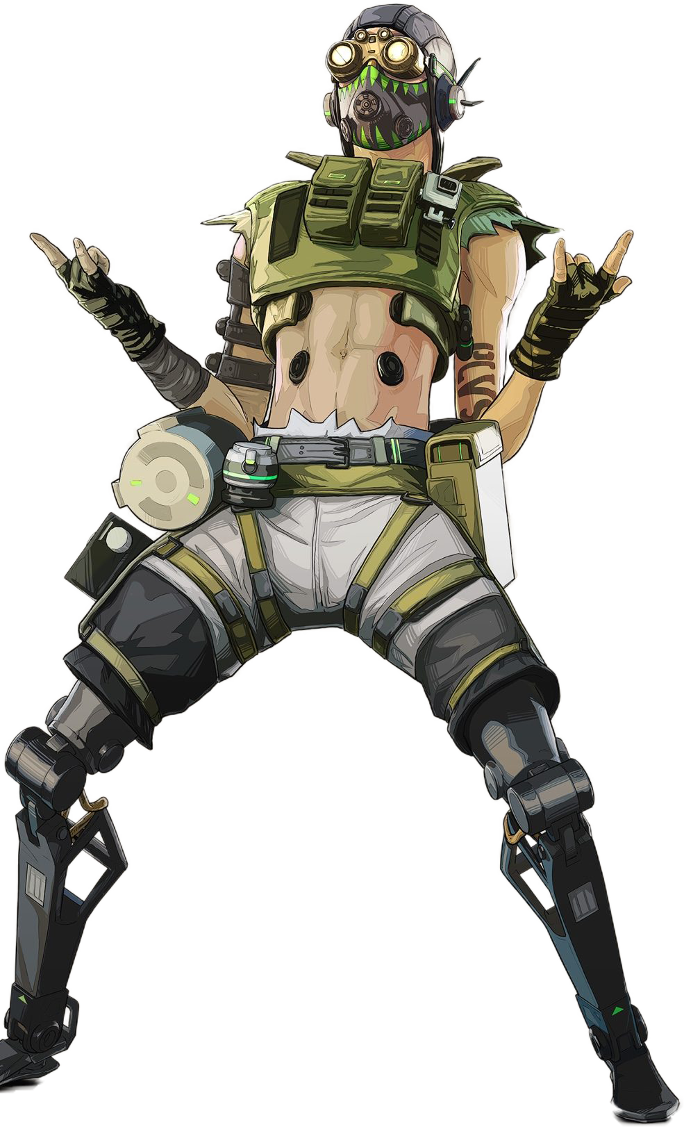 Apex Legends Octane Pose PNG Image