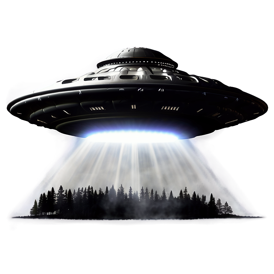 Apocalyptic Flying Saucer Arrival Png Dlq PNG Image