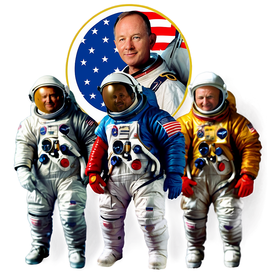 Apollo 11 Crew Png 06242024 PNG Image