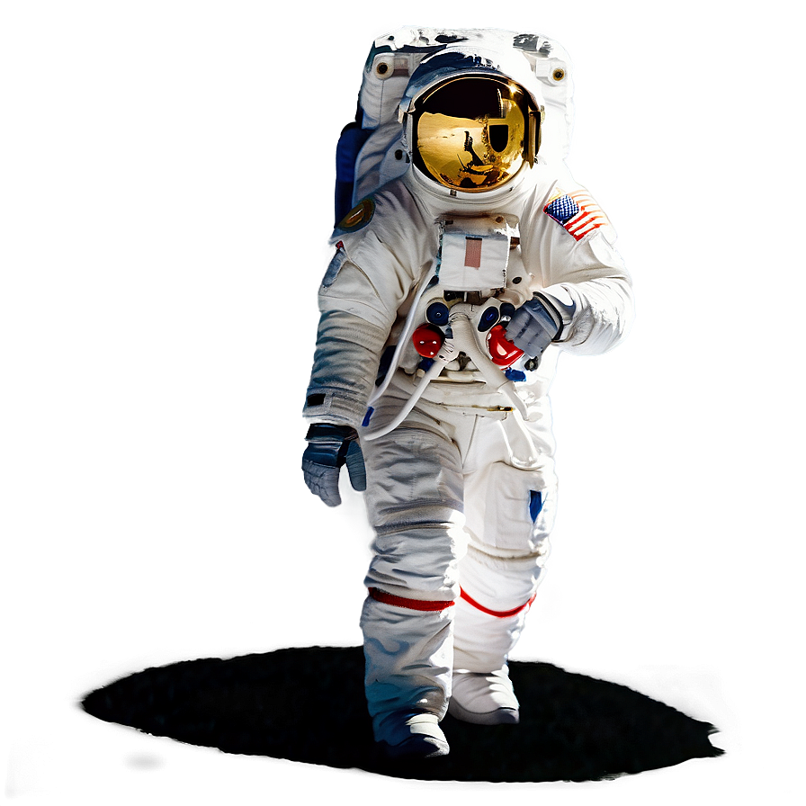 Apollo 11 Moonwalk Png 06242024 PNG Image