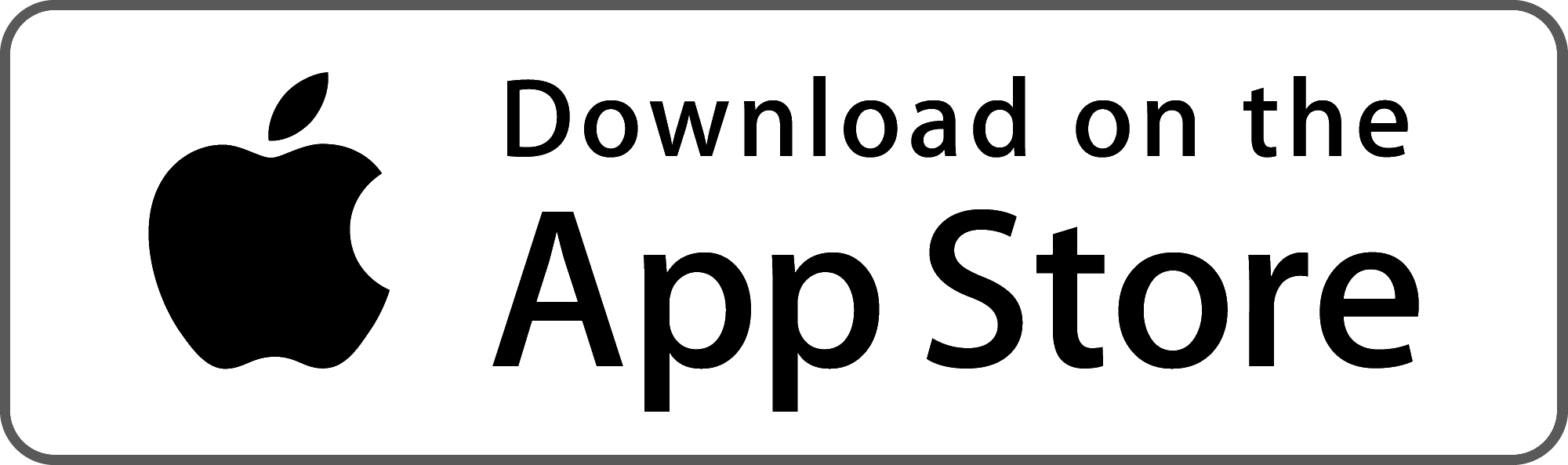 App Store Download Badge PNG Image