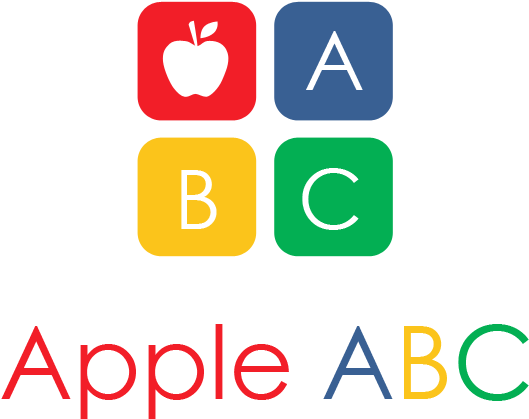 Apple A B C Learning Blocks Logo PNG Image