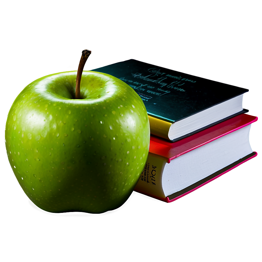 Apple And Book Png Rfd PNG Image