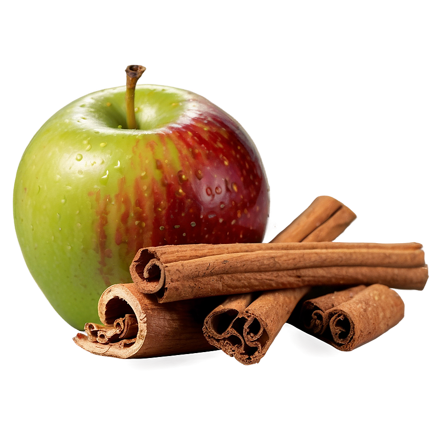 Apple And Cinnamon Png Una PNG Image