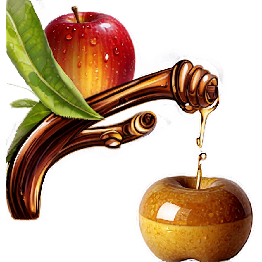 Apple And Honey Png 72 PNG Image