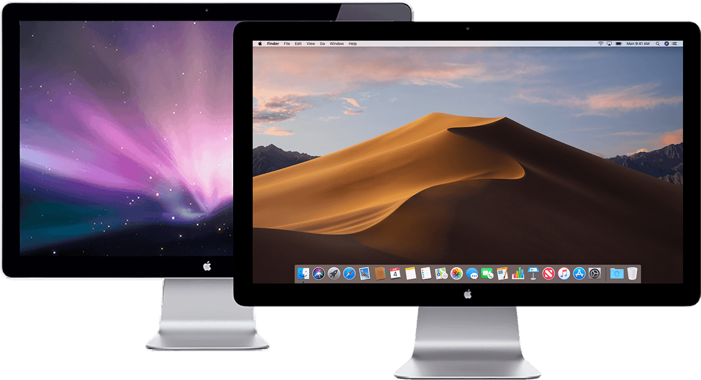 Apple Desktop Setup PNG Image