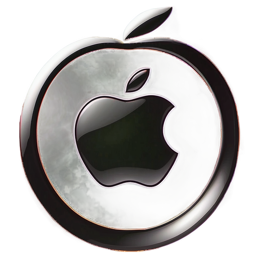 Apple Logo In Circle Png Kdf PNG Image