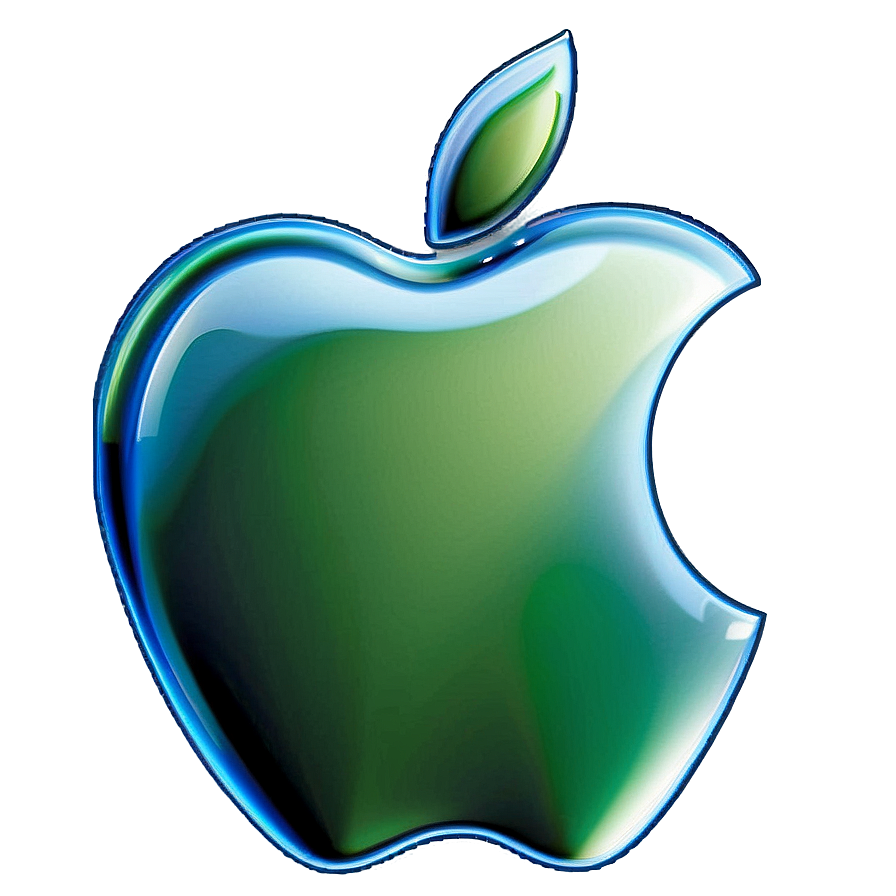 Apple Logo In Eco-friendly Style Png Ouh7 PNG Image