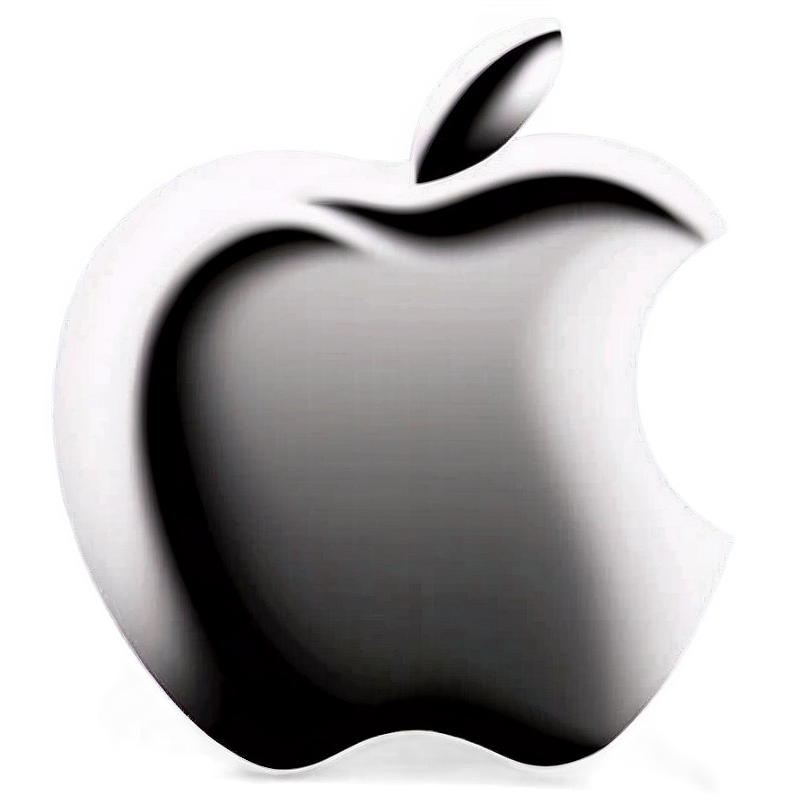 Apple Logo In Monochrome Png Kxv41 PNG Image