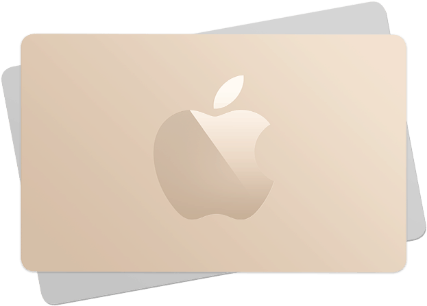 Apple Logo Visiting Card Mockup PNG Image