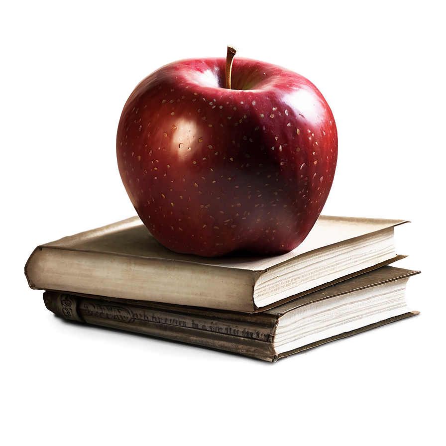 Apple On Book Clipart Png 14 PNG Image