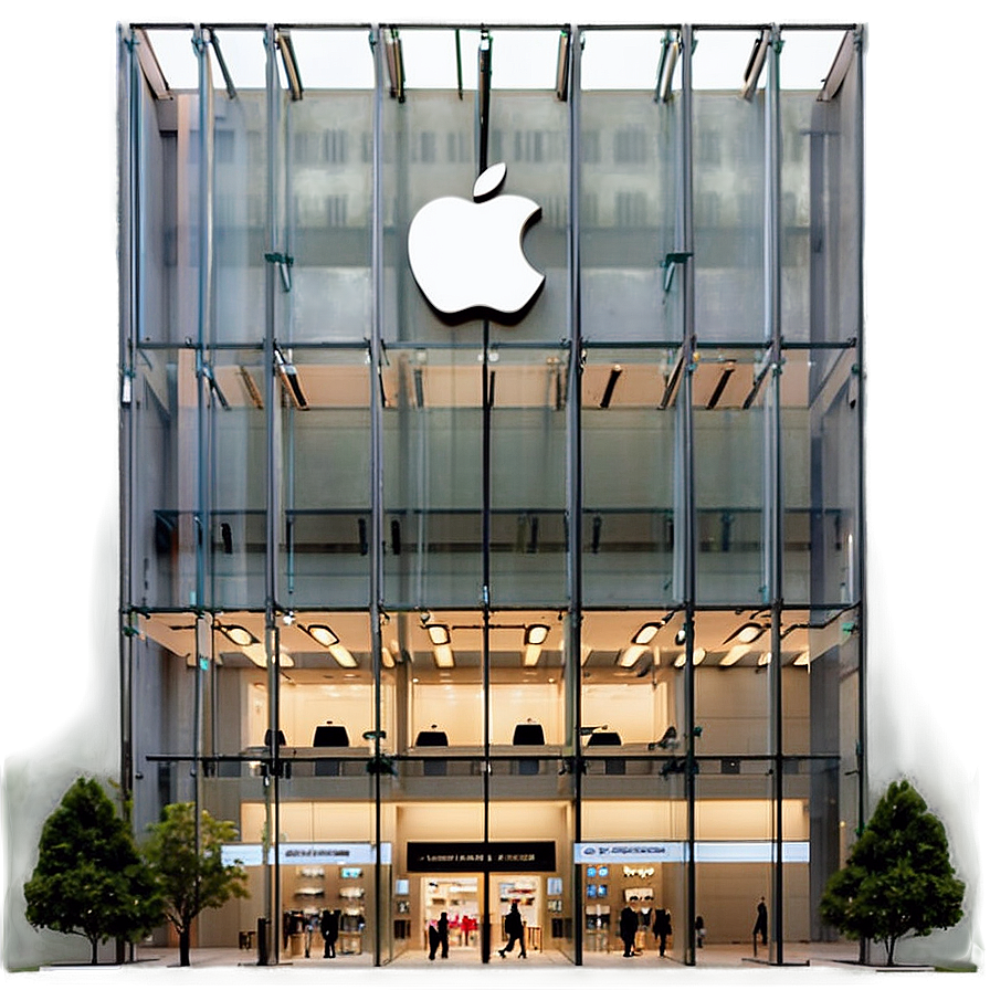 Apple Store Building Png Yne PNG Image