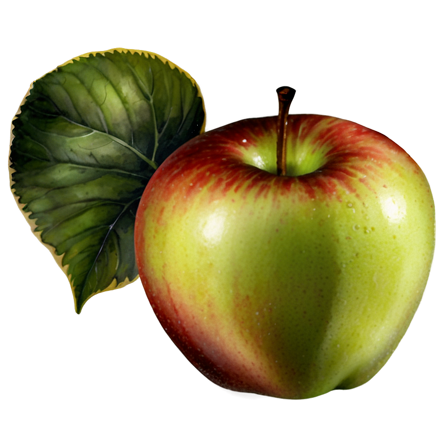 Apple Watercolor Png 65 PNG Image