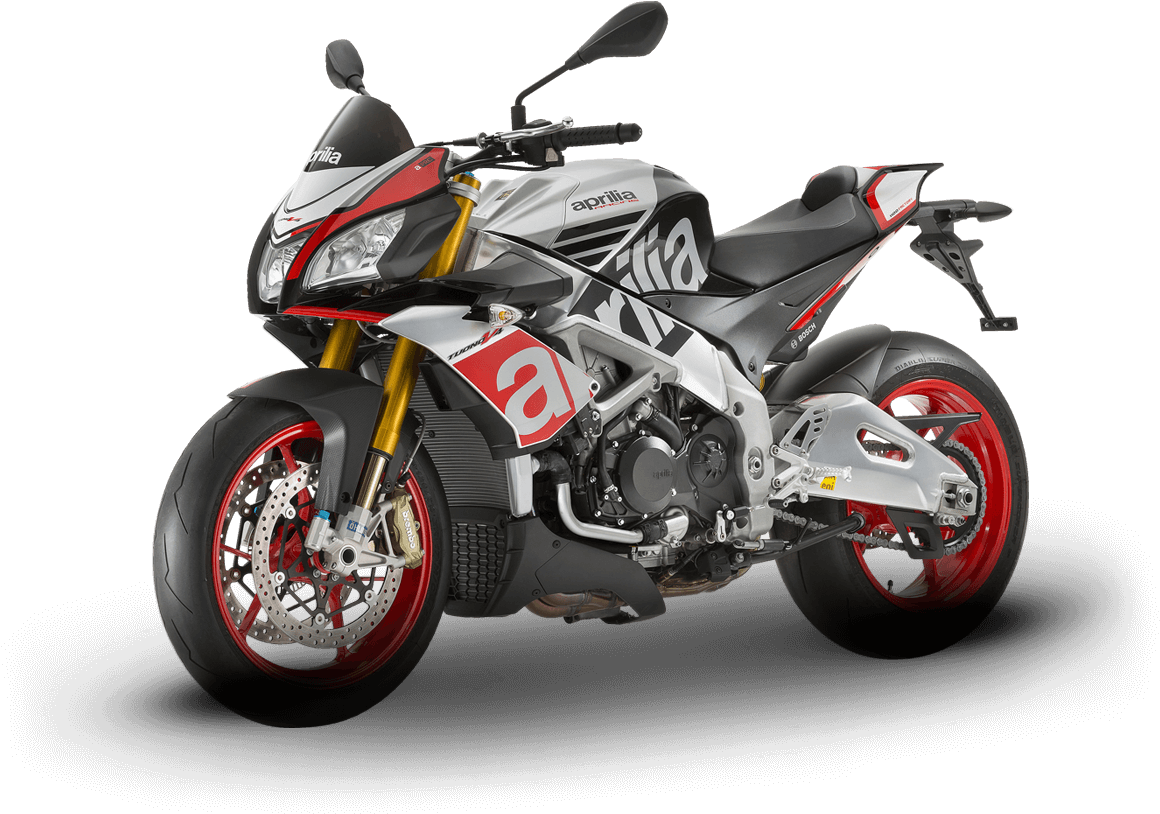 Aprilia Sportbike Profile View PNG Image