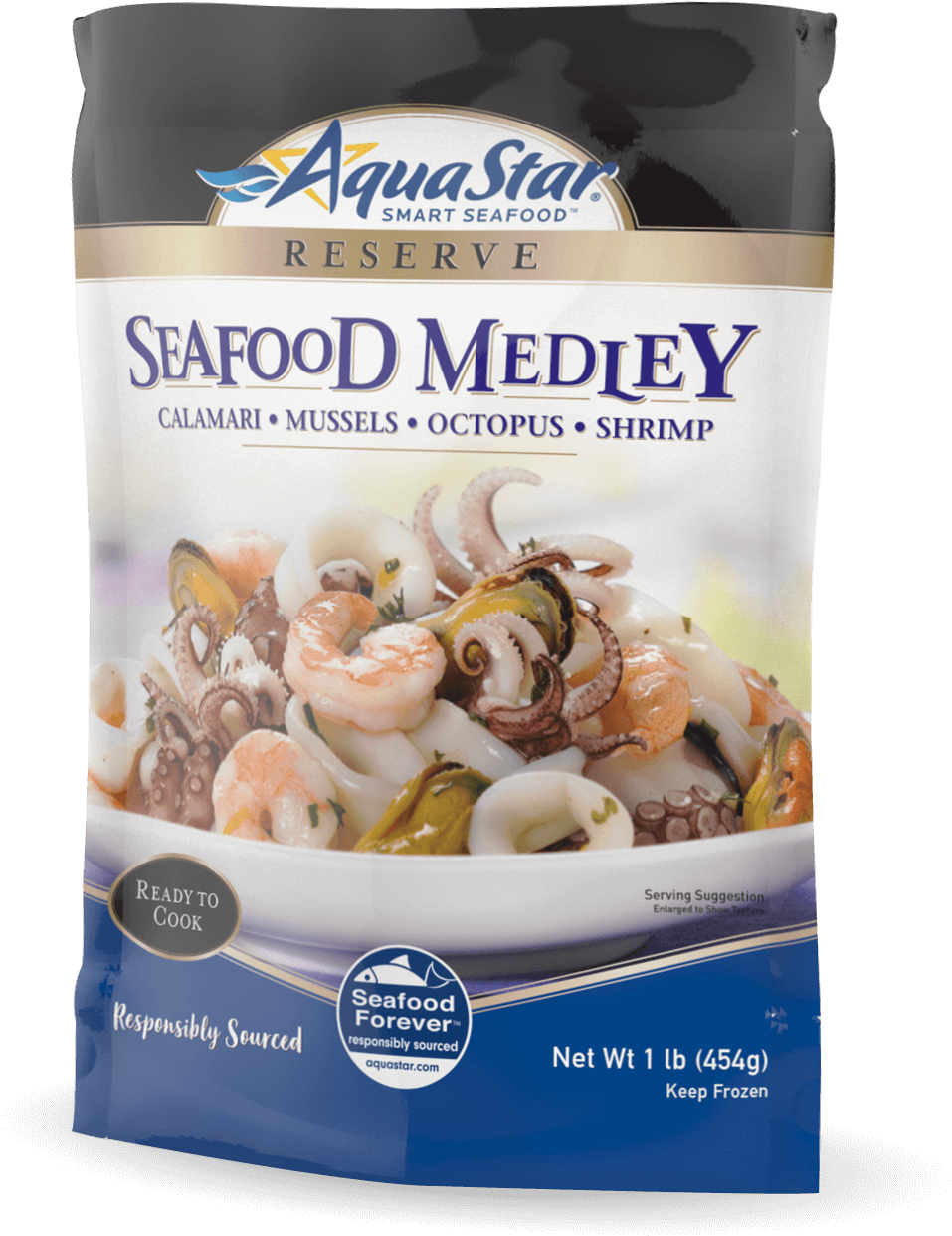 Aqua Star Seafood Medley Package PNG Image