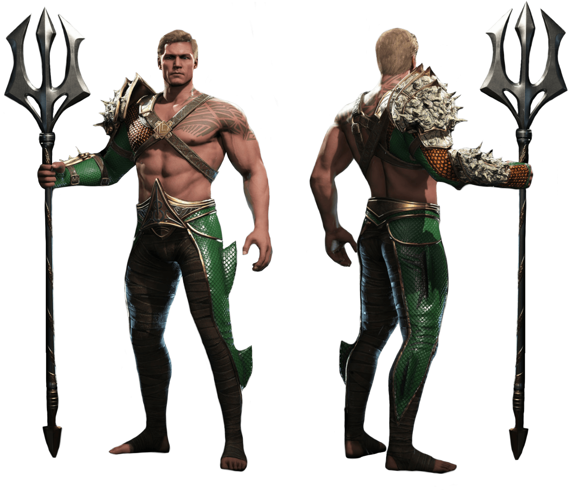 Aquaman_ Character_ Model PNG Image