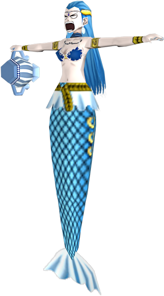 Aquarius Mermaid Character Art PNG Image