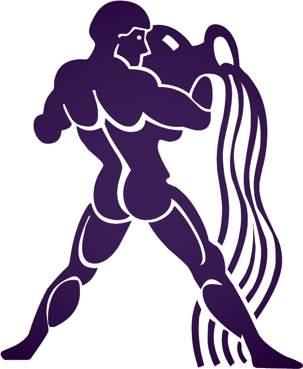 Aquarius Zodiac Symbol PNG Image