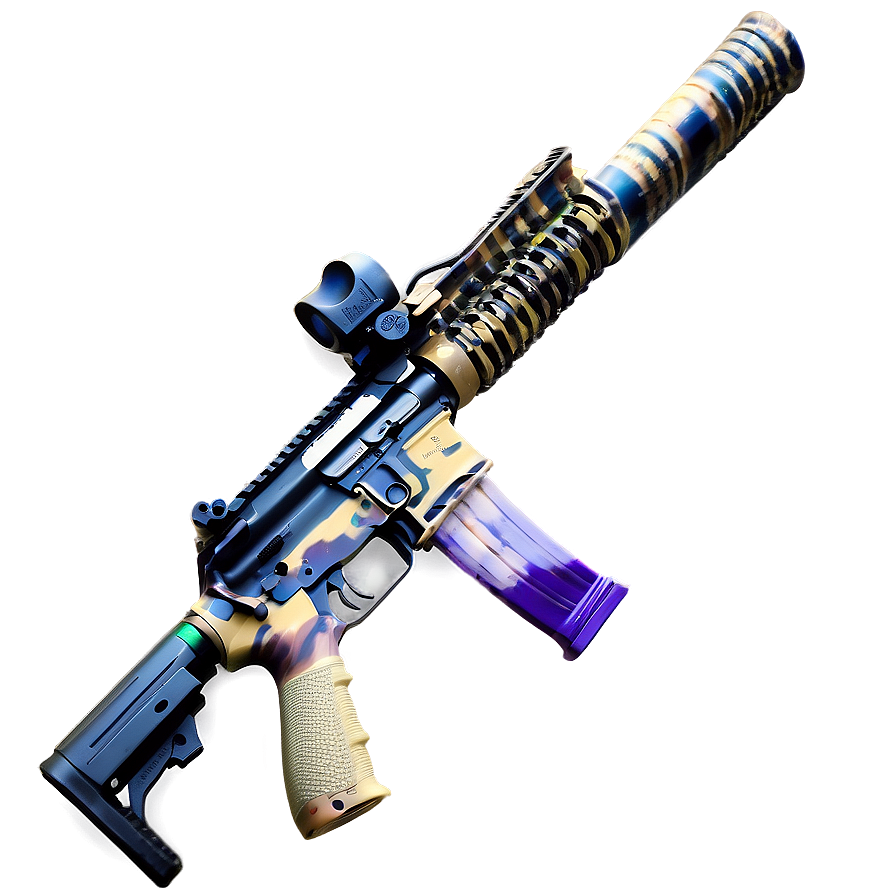 Ar 15 Custom Paint Job Png Tsl15 PNG Image