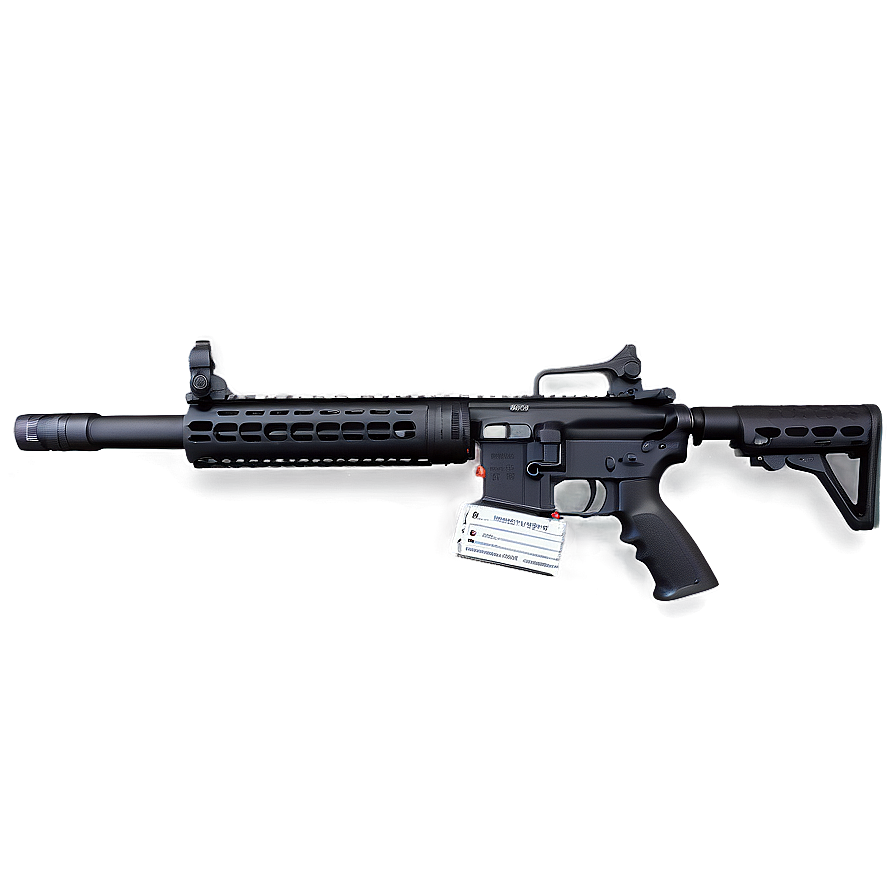 Ar 15 With Flashlight Png 9 PNG Image